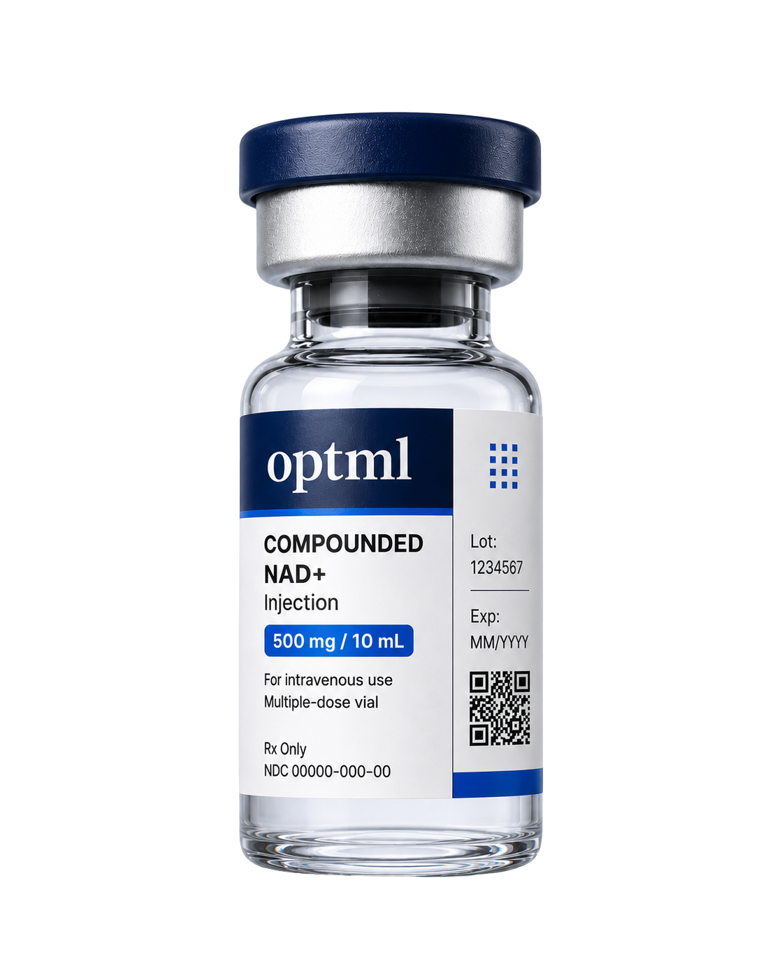OPTML compounded NAD+ injection vial